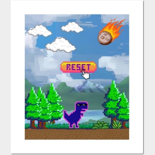 Pixel Prehistoric Game Posters and Art